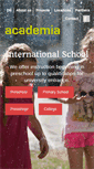 Mobile Screenshot of academia-international.ch